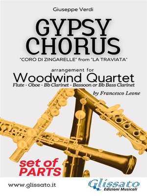 cover image of Gypsy Chorus--Woodwind Quartet (parts)